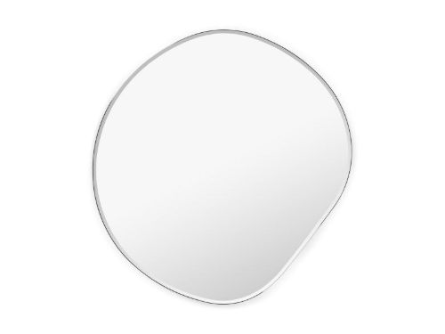 Ferm Living Pond Mirror XL 94x87 cm - Dark Chrome