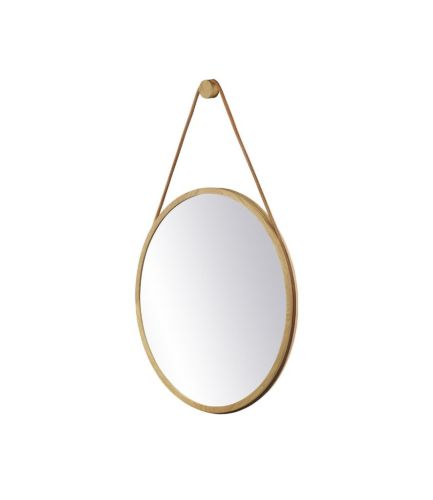 FDB Møbler I3 Mossø Spejl Ø: 60 cm - Oak / Nature