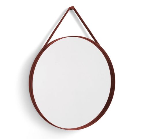 HAY Strap Mirror No. 2 Ø: 70 cm - Red