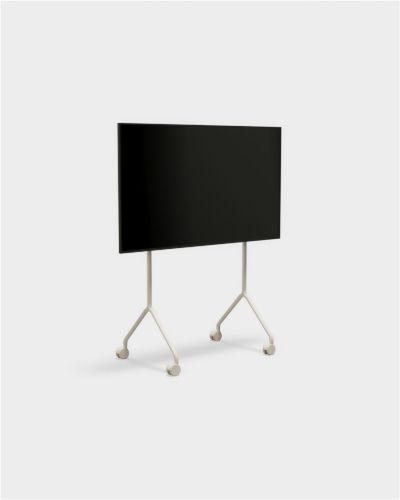 Pedestal Moon Light Rollin' TV-Stander - Metal/Oat
