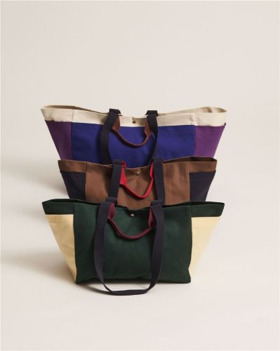 HAY Weekend Bag Medium 34x44,5 cm - Electric Blue Multi 