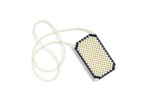 HAY Perla Phone Holder 9,5x16,5 cm - Milk