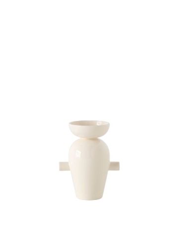 &Tradition Momento Vase JH40 H: 27 cm - Cream