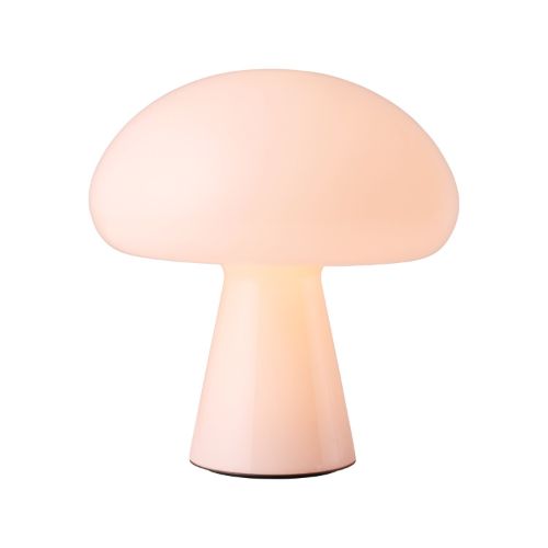 GUBI Obello Lamp H: 24 cm - Mundblæst Glas/Powder Pink