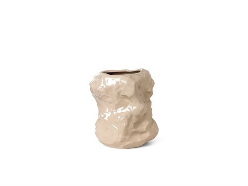 Ferm Living Tuck Vase Ø: 34 cm - Cashmere