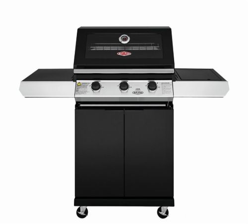 Beefeater 1200 E 3 brænder BBQ & S/B Trolley B: 137,7 cm - Sort