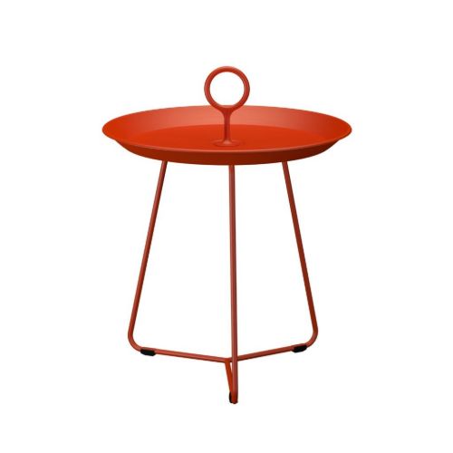 HOUE Eyelet Tray Table Ø: 45 cm - Aluminium/Cayenne