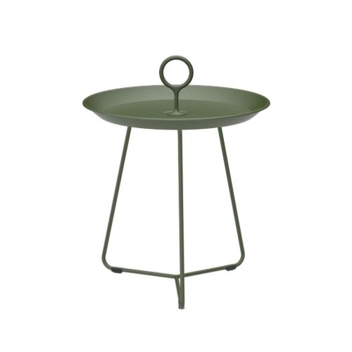 HOUE Eyelet Tray Table Ø: 45 cm - Aluminium/Olive Green