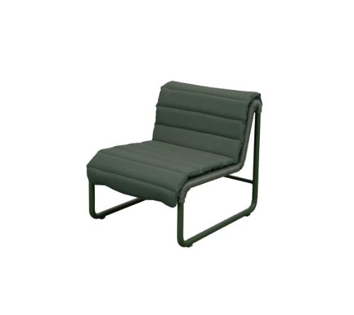 Cane-line Outdoor Hynde Til Al Dente Loungestol - Tekstil/Dark Green