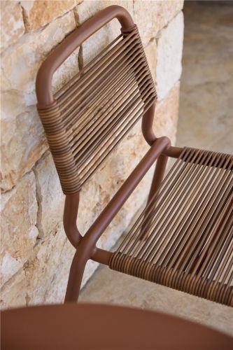 Cane-line Outdoor Al Dente Stol - Aluminium/Desert Red