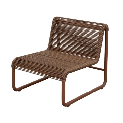 Cane-line Outdoor Al Dente Loungestol - Aluminium/Desert Red