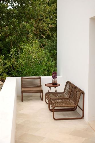 Cane-line Outdoor Al Dente Loungestol - Aluminium/Desert Red