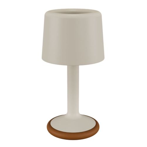 HOUE Luu Portable Solar Lamp H: 29,5 cm - Aluminium/Beige