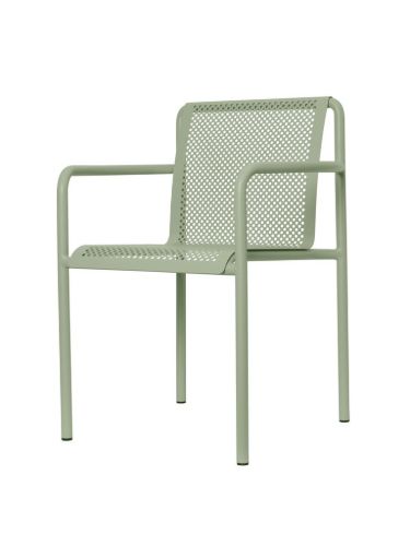 Ferm Living Dapple Stol m. Armlæn SH: 45 cm - Tea Green 