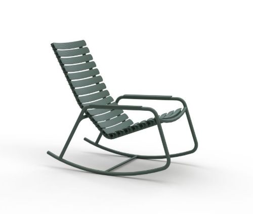HOUE ReCLIPS Gyngestol D: 102 cm - Grøn / Aluminium
