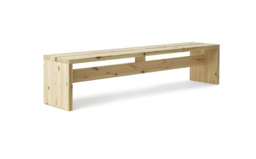 Normann Copenhagen Stretch Bænk L: 200 cm - UV Lakeret Fyrretræ