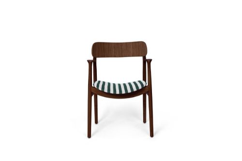 Bent Hansen Asger Stol M. Polstring H: 80 cm - Røget Olieret Eg/Vils 22-100/151  