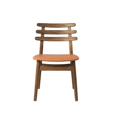 FDB Møbler J48 Stol Poul M. Volther - Røget Eg/Naturlakeret/Sevilla SV4003 Cognac Læder