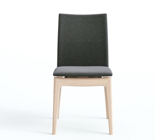 Skovby SM63 Spisebordsstol H: 88 cm - Hvidolieret Eg / Remix 133
