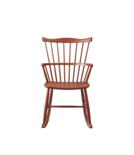 FDB Møbler Gyngestol Børge Mogensen J52G - Brick Red