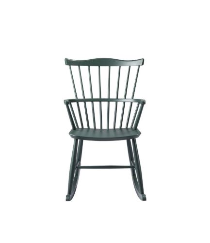 FDB Møbler Gyngestol Børge Mogensen J52G - Black Green