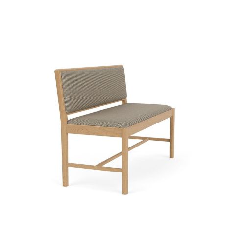 FDB Møbler J176 Sønderborg Bænk L: 116,5 cm - Lakeret Eg/Meleret (MLC01)