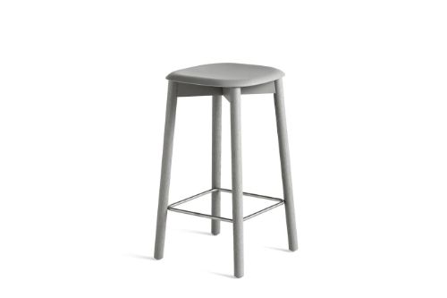HAY Soft Edge 82 Barstol Low SH: 65 cm - Soft Grey Stained