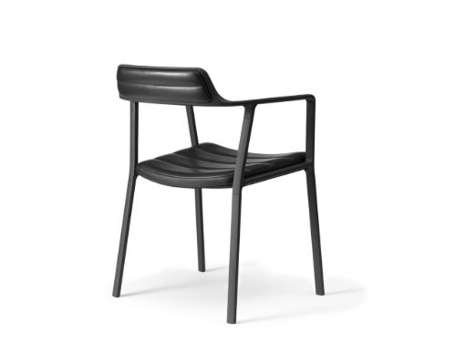 Vipp 451 Stol  - Black Leather