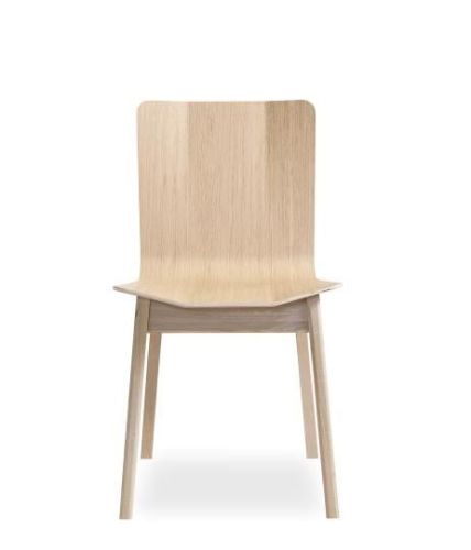 Skovby SM 807 Spisebordsstol H: 82 cm - Hvidolieret Eg / Brahms 16