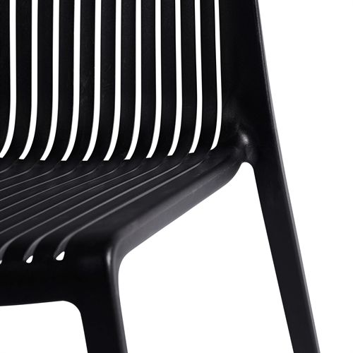 Muubs Spisebordsstol Cool  - Sort Polypropylene