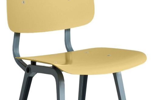 HAY Revolt Spisebordsstol  - Ocean Powder Coated Steel/Biscotti 
