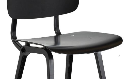 HAY Revolt Spisebordsstol  - Black Powder Coated Steel/Black