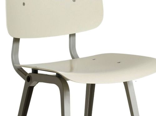 HAY Revolt Spisebordsstol  - Beige Powder Coated Steel/Rice 