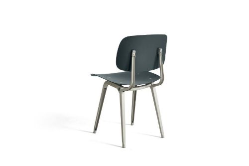 HAY Revolt Spisebordsstol  - Beige Powder Coated Steel/Granite Grey