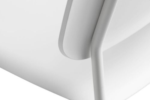 HAY Soft Edge P10 Spisebordsstol  - White Powder Coated Steel / White