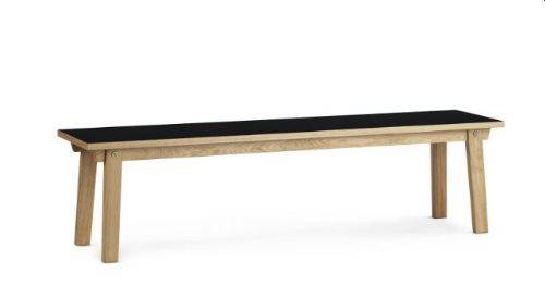 Normann Copenhagen Slice Bænk 38x160 cm - Eg/Linoleum