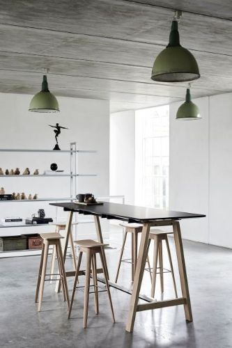 Andersen Furniture HC1 barstol SH: 80 cm - Eg Finér/Hvidpigmenteret Eg
