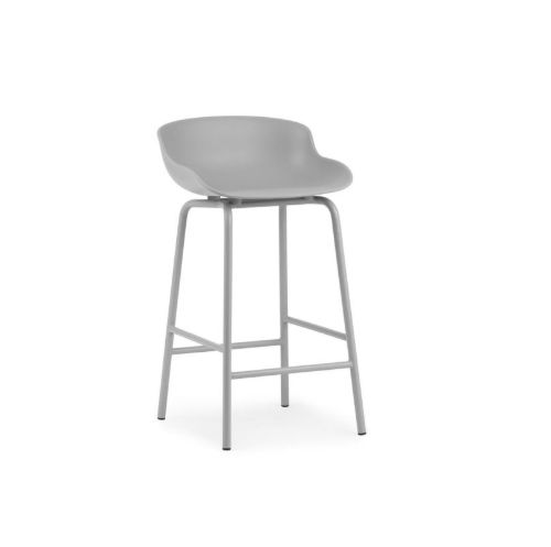 Normann Copenhagen Hyg Barstol SH: 65 cm - Grå/Stål