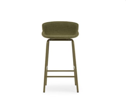 Normann Copenhagen Hyg Barstol Frontpolstret SH: 65 cm - Interfuse/Stål