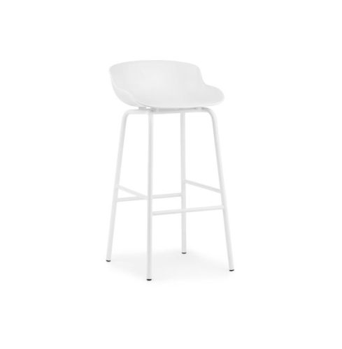 Normann Copenhagen Hyg Barstol SH: 75 cm - Hvid
