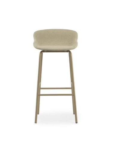 Normann Copenhagen Hyg Barstol Frontpolstret SH: 75 cm - Upminster/Stål