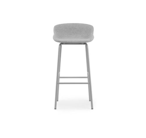 Normann Copenhagen Hyg Barstol Frontpolstret SH: 75 cm - Partner/Stål