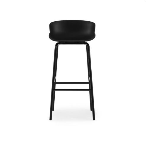 Normann Copenhagen Hyg Barstol SH: 75 cm - Sort/Stål