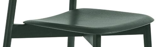 HAY Soft Edge 60 Spisebordsstol SH: 47,5 cm - Hunter Lacquered Oak/Hunter Lacquered Oak