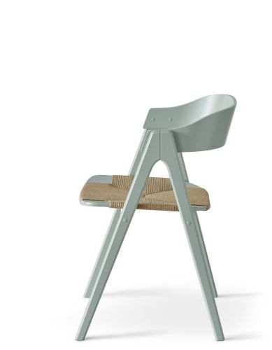 Findahl by Hammel METTE Spisebordsstol SH: 45 cm - Grønlakeret Bøg/Natur