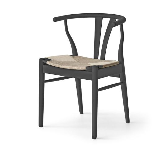 Findahl by Hammel FREJA Spisebordsstol SH: 46 cm - Sortlakeret Bøg/Natur