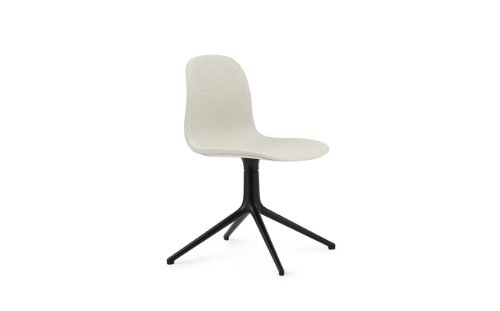 Normann Copenhagen Form Drejestol SH: 44cm - Upminster Sand/Sort Aluminium