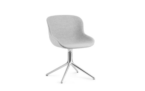 Normann Copenhagen Hyg Drejestol Fuldpolstret SH: 46 cm - Partner/Aluminium