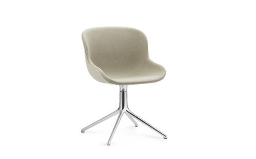 Normann Copenhagen Hyg Drejestol Fuldpolstret SH: 46 cm - Upminster/Aluminium