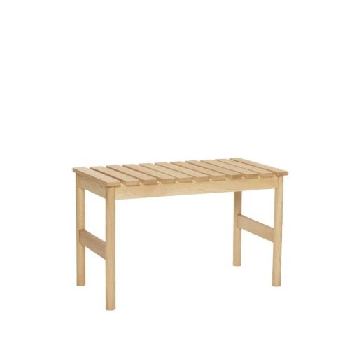 Hübsch Row Bænk 70x45 FSC Egetræ - Natur